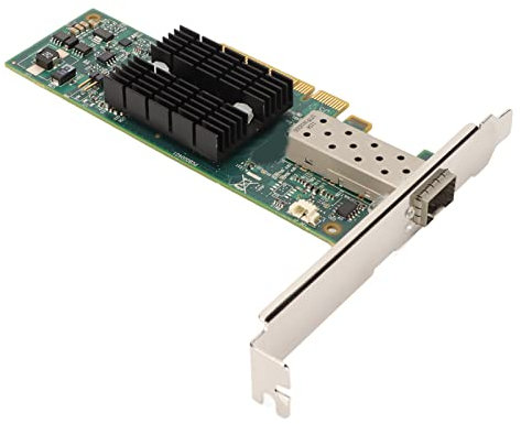Tarjeta de Red de 10 GB, Tarjeta de Interfaz de Red de Fibra óptica de Red con Adaptador de Red de 10 GBPS MNPA19XTR SFP+ Tarjeta de Red PCIe 10 GBPS Adaptador de Red para Servidores de Computadora