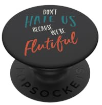 Divertente Flauto Umorismo, Flautista, Flauto Giocatore PopSockets PopGrip Adesivo