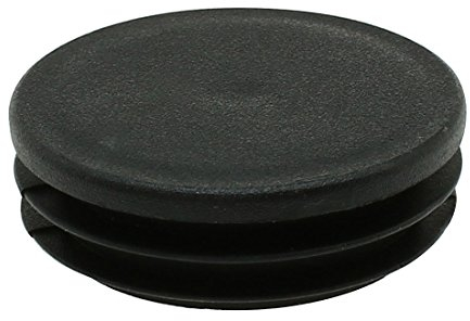 sourcingmap 1 7/8 48mm OD Plastic Round Tube Ribbed Insert End Cover Cap, 1.81-1.89 Inner Dia, Floor Furniture Chair Table Protector