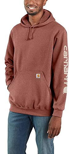 Carhartt Midweight Sleeve Logo Hoodie Capuche Bourgogne M