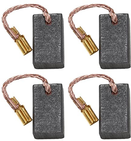 ECSiNG Lot de 2 paires de balais de charbon 1607000V37 - Compatibles avec Bosch GWS 17-125 CIE - Accessoires d'outils électriques avec fonction d'arrêt automatique - 6 x 10 x 17 mm