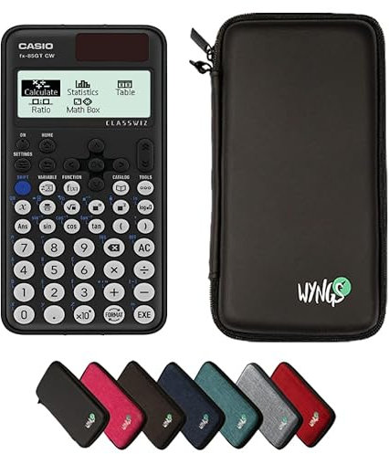 Casio fx-85GT CW including a WYNGS protective case in Black - Basic Set