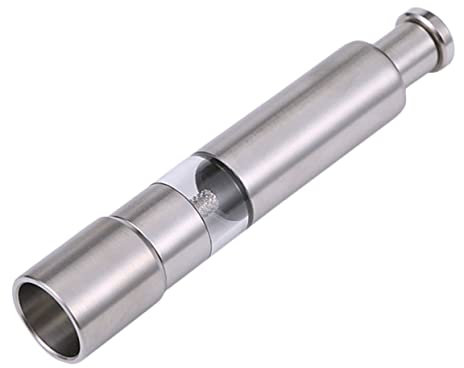 LIFKOME Molinillo De Pimienta Manual De Acero Inoxidable Con Molienda Fina Pulsador Fácil De Usar Para Cocina Y Especias