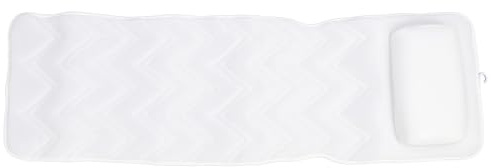 Cuscino per Vasca Bagno con 13 Ventose Anti-Scivolo, Supporto Completo per Testa, Collo, Spalle e Schiena, Cuscino Spa per Vasca, Idoneo per Vasca Idromassaggio