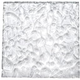 TGDGFKIAS Lastre acriliche trasparenti con texture pietra, Lastra acrilica ondulata con struttura in pietra, spessore 10 mm, dimensioni multiple(50cmx50cm)