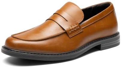Bruno Marc Penny Loafers Slip On klänning läderskor formella affärer bröllop