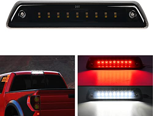 Nilight Third Brake Light Tail High Mount 3rd Stop Cargo Reverse LED Lights Compatible with 2009-2014 Ford F150 Come with Seal Foam Gasket