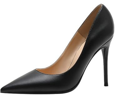8CM/3.15IN Frauen Sexy High Heels Mode Stiletto Party Abendkleid Pumps Pole Tänzerin Schuhe für Damen,Schwarz,38 EU