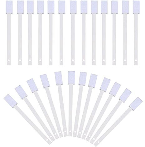 Kliplinc Pack of 28 Disposable Toilet B¨¹ Rste Cleaning B¨¹r Toilet Corners, Window Grooves, T¨¹R Rails, Keyboards, Blinds