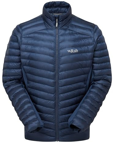 Rab Men's Cirrus Flex Jacket Lightweight Insulated Coat for Trekking, Skiing, & Climbing - Tempest Blue - Medium