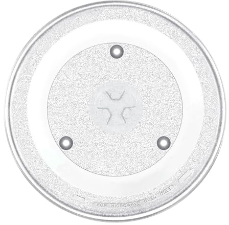 SPARES2GO Universal Microwave Turntable Plate 6 Lug Fixing Y Type Glass Dish Tray (10.65 / 27cm / 270mm)