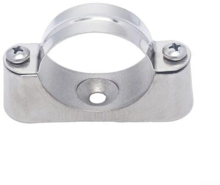 10 morsetti per tubi in acciaio inox, per il fissaggio di elettricità, casa, industria meccanica e altri campi (20-22 mm)