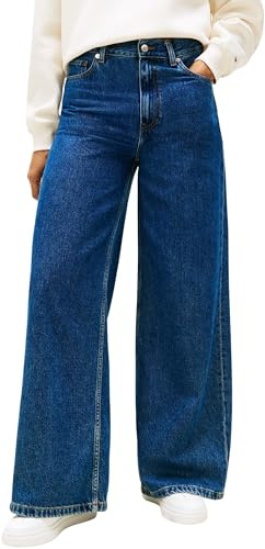 Tommy Hilfiger dam Andra jeans Dnm Emi 70's Wide Leg Hw Ww0ww47695