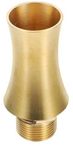 KONTONTY Testa Di Fontana in Ottone Pieno Per Fontana Ugelli Per Fontana Giochi d Acqua Doppio Spruzzatore Irrigatore Spruzzo d Acqua Per Giardino Parco Divertimenti Decorazioni Esterne