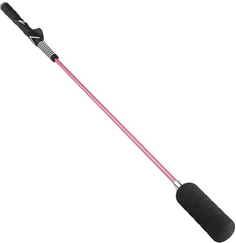 MIKOSI Golf Swing Trainer Click Stick, Tempo & Rhythm Aid | Tempo & release click trainer, right-hand grip, 40mph trigger, fiberglass shaft, improves swing rhythm & timing, all levels