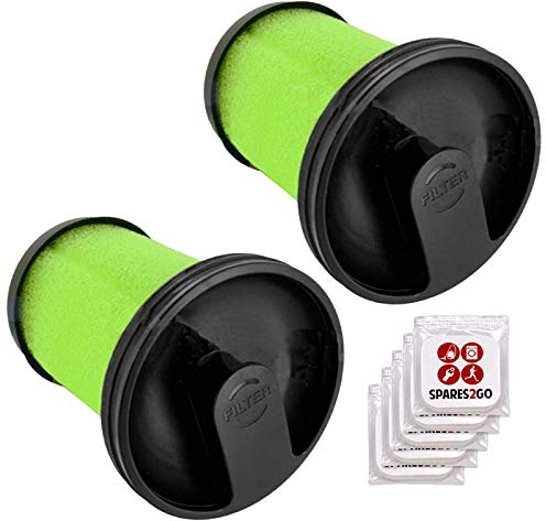 SPARES2GO Washable Foam Filter compatible with GTech Multi Mk2 ATF006 ATF036 Cordless Vacuum Cleaner x 2 + Fresheners