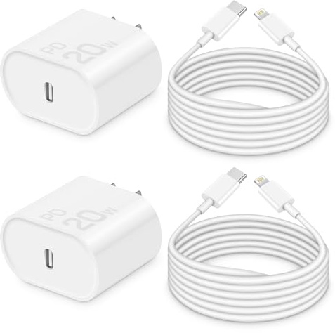 CXX 10FT iPhone 14/13/12 Charger 20W Fast Charging [MFi Certified]