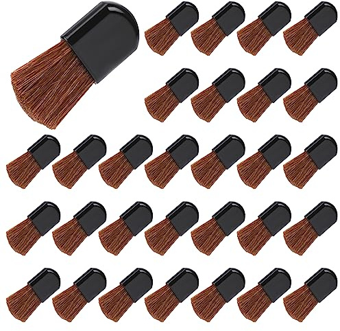 30Pcs Disposable Makeup Brushes Mini Cosmetic Brush Set - Portable Powder Brush for Loose Powder, Foundation, Blush - Beauty Tool for Mixing Liquid, Cream or Cosmetics