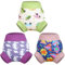 MOEMOE BABY Pannolino da nuoto, Riutilizzabile Costume Contenitivo per Bambini Neonato Neonata,3 pezzi,giallo,M/3T/2-3 Anni