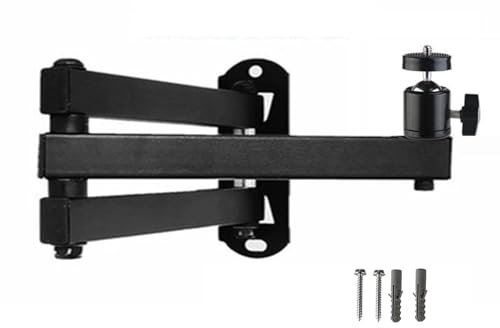 Dcaknri Foldable Projector Hanging Holder Wall Mount Stand With 1/4 Screw Size For Secure Ceiling And Wall Mounting Rack