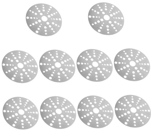 Ciieeo 10St Wärmeleitplatte aus Edelstahl induktions-adapterplatte induktionadapterplatten Induktionsadapterplatte E-Herd sofortig Küchenkochgeschirr Küchenzubehör Rostfreier Stahl Silver