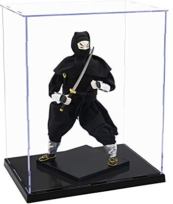 Tingacraft Acrílico Vitrina Cristal (24,5 x 17,5 x 30 cm) para Figura 1/6, Caja Metacrilato Expositor para Colecciones