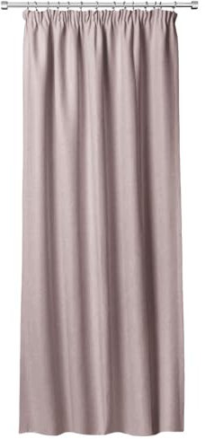 Rollmayer LuxShade Exklusiv Verdunkelungsvorhang Universalband (Rosa Terrakotta, B140xH240) – Moderner Thermovorhang, Blickdicht, pflegeleicht & langlebig, 1 Stück