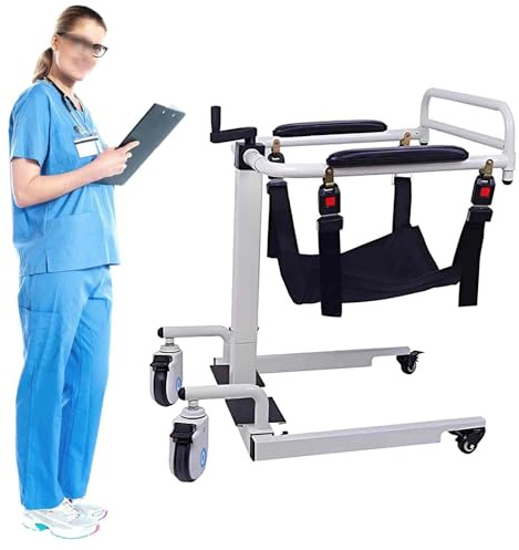 Sedia da trasferimento per vasca da bagno, leggera e pieghevole, sollevabile per disabili/anziani, sollevabile per la casa, capacità 150 kg