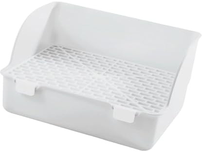 Ioensy Small Rat Box, Square, Toilet Tray, Rodent Training Tray And, White
