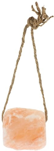 Veemoon Bloc de Sel à pour Bétail 1-2 Kg Corde Sel Minéral Rose de L’Himalaya pour Chevaux Bovins Cerfs et Élevage Nutritionnel pour Alimentation