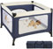 TecTake® Parc bébé Lit Parapluie avec Matelas Pliable Lit Bébé Voyage léger avec Sac de Transport, Mobilier Enfant idéal pour Maison ou Voyage Equipement Bebe Parc Bebe