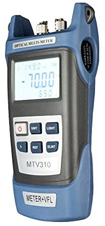 Sourcingmap Fiber Optical Power Meter with Light Source SC FC Connector Optic Test Equipment for CCTV Communication Engineering -70 to 10 dBm