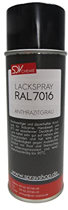 SDV Chemie Lackspray RAL 7016 ANTHRAZITGRAU 1x 400ml glänzend Acryllack