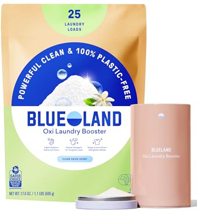 BLUELAND Oxi tvättboosterpulver, klar himmeldoft, 499 g