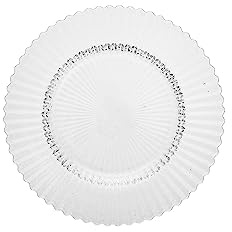Fortessa Archie Glass Salad/Dessert Plate, 8.5 Inch, Clear