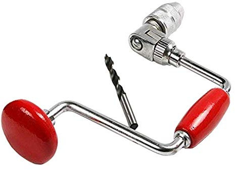 10inch/4 jaw,Yiustldd Chignole À Manivelle Vilebrequin, Perceuse À Main Perceuse À Manivelle Manuelle Avec Un Peu, Attache De Charpentier Pour Acrylique En Plastique En Bois