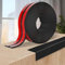 Protection Angle Mur Adhésif, Bandes Corniere en TPE, Plinthe Souple Épaisse en Forme de L Baguette Angle pour Murs, Portes, Cuisine, Fenêtres, Idéal pour Rénovations DIY (Noir, 2cm x 8M)