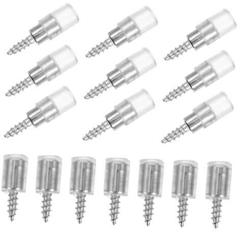 Anneome 100PCS Shelf Support Pegs with Self Tapping Screws Heavy Duty Slip Design for Cabinets Bookcases Closets and Laminate Shelving Easy Installation and Strong Support