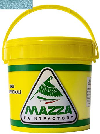 MAZZA Pittura Decorativa Per Interni Effetto Antiche Terre Lt 5 Magic Paint Colorificio Vernice Muro Effetto Multicolor Puntinato Idropittura Murale Colorata (Blu Marino Medio Mp2059)