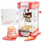 Salco Coca-Cola Popcornmaschine, Popcorn Maker SNP-27CC, Rot, Retro-Design, Kino-Style