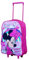 trolleys Kinder-Kabinentaschenkoffer mit Rollen und Teleskopgriff, ideal für Kurzurlaub, Urlaub, Übernachtungen und Schulausflüge, minnie maus, 43x29x14 cms, Kinder-Trolley-Tasche