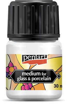 Zita`s Creative Medium für Glas- und Porzellanfarbe 30ml. Verdünner, Glass- and porcelain paint, Glasmalerei