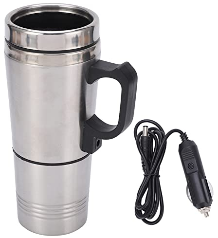 TKSE Auto Wasserkocher, Edelstahl Auto Heizung Wasserkocher Kaffee Tee Thermoskanne Wasser Heizung Tasse (150ML bis 350ML, 12V)