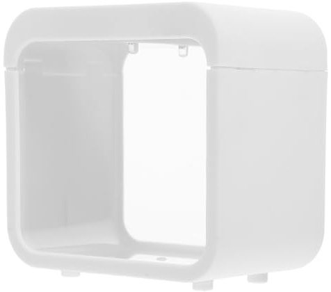 Hohopeti Mini Fish Breeding Box with Light - Transparent Small Aquarium Tank for Desktop Home Decor with Five Colour Led Lighting Easy to Clean and Store