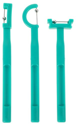 FRCOLOR 3 Pezzi Set Di Esercizi Per La Punta Della Lingua Strumenti Per La Parola Strumento Di Allenamento Dei Muscoli Orali Dispositivo Di Ritenzione Della Lingua Per La Salivazione
