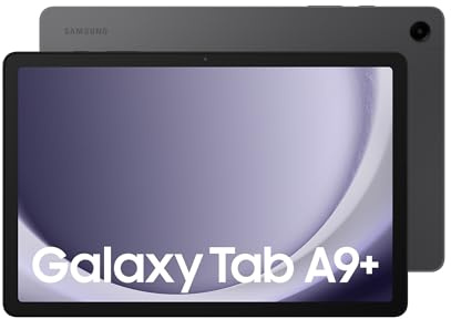 Samsung Galaxy Tab A9+ Tablet Android, 256 GB Almacenamiento, WiFi, Pantalla 11”, Sonido 3D, Gris Oscuro, con 1 Año de Garantía Adicional (Versión Española)