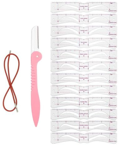 Plantillas Moldeadoras De Cejas | Accesorios De Maquillaje Para Moldear,Kit para el Perfilado de Cejas,Para Maquillaje De Salón Uso Diario Citas Y De Viaje Belleza Mujeres Chicas Y Para Hija