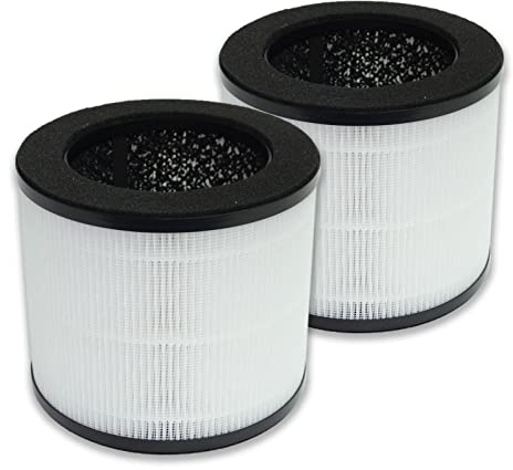 PUREBURG Confezione da 2 filtri HEPA di filtrazione 4 in 1 di ricambio compatibili con i purificatori d'aria Himox H08