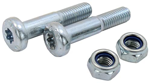 BIAREN 2x Front Lower Suspension Control Arm Wishbone Pinch Bolt For Ford Focus Mk1 Fiesta Mk3 Mk4 Escort KA Puma Scorpio Sierra 6080625 E802282S72