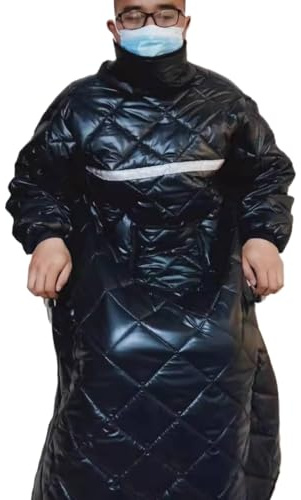 OXOAMP Wheelchair Blanket Wearable Wheelchair Cosy Cover with Sleeves Rain Coat Poncho Cover for Wheelchair Users Full Body Protection Windproof